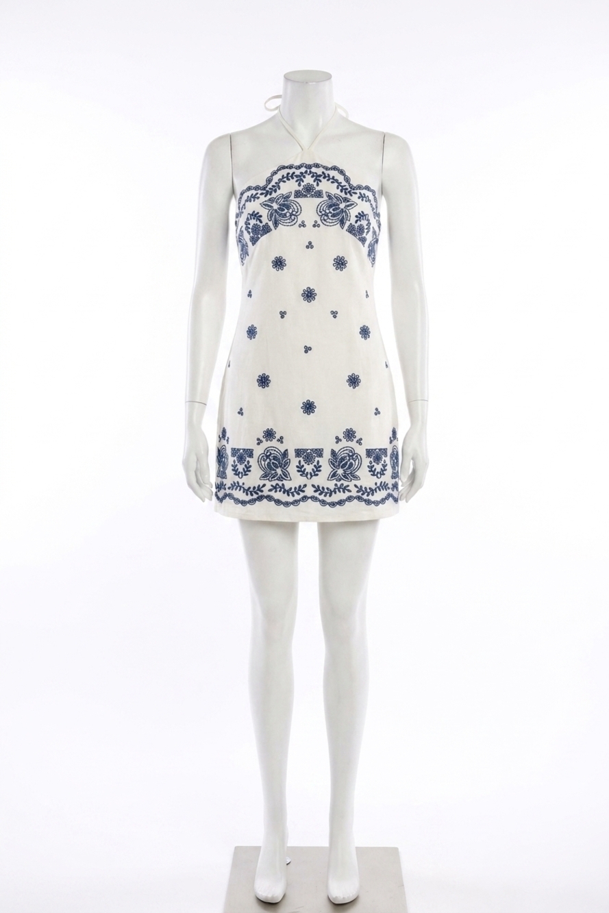 NEW MABLE vacay dress in off white